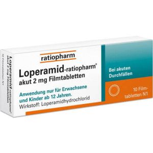 LOPERAMID-ratiopharm akut 2 mg Filmtabletten