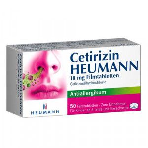 CETIRIZIN Heumann 10 mg Filmtabletten