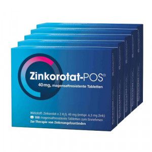 ZINKOROTAT POS magensaftresistente Tabletten