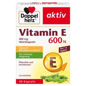 DOPPELHERZ Vitamin E 600 N Weichkapseln